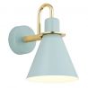 Aplica moderna design retro Beverly albastru/auriu