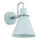 Aplice, corpuri de iluminat pentru pereti - Aplica moderna design retro Beverly albastru/crom