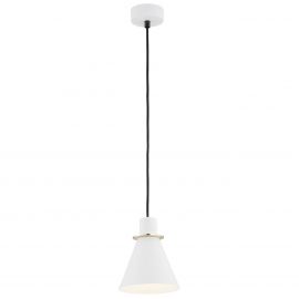 Pendule, Lustre suspendate - Pendul modern design retro Beverly alb/auriu