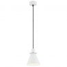 Pendul modern design retro Beverly alb/auriu