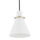 Pendule, Lustre suspendate - Pendul modern design retro Beverly alb/auriu