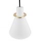 Pendule, Lustre suspendate - Pendul modern design retro Beverly alb/auriu