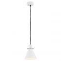 Pendul modern design retro Beverly alb/crom
