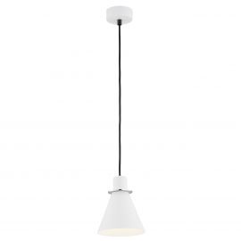 Pendule, Lustre suspendate - Pendul modern design retro Beverly alb/crom