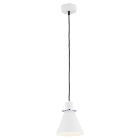 Pendule, Lustre suspendate - Pendul modern design retro Beverly alb/crom