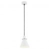 Pendul modern design retro Beverly alb/crom