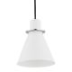 Pendule, Lustre suspendate - Pendul modern design retro Beverly alb/crom