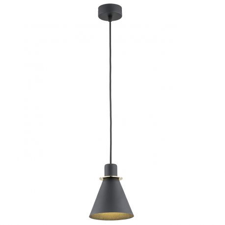 Pendule, Lustre suspendate - Pendul modern design retro Beverly negru/auriu