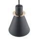 Pendule, Lustre suspendate - Pendul modern design retro Beverly negru/auriu