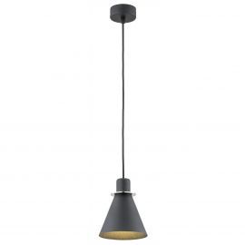 Pendule, Lustre suspendate - Pendul modern design retro Beverly negru/crom
