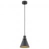 Pendul modern design retro Beverly negru/crom