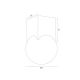 Plafoniere - Plafoniera moderna minimalista AUSTIN negru/alb