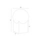 Veioze - Lampa de masa minimalista AUSTIN negru/alb