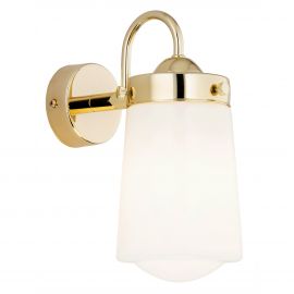 Aplice, corpuri de iluminat pentru pereti - Aplica moderna design elegant PASADENA auriu/alb