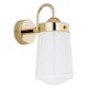 Aplice, corpuri de iluminat pentru pereti - Aplica moderna design elegant PASADENA auriu/alb