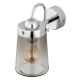 Aplice, corpuri de iluminat pentru pereti - Aplica moderna design elegant PASADENA crom/fumuriu