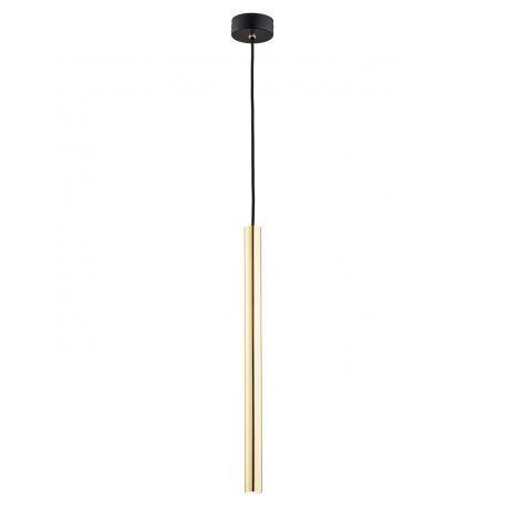 Pendule, Lustre suspendate - Pendul LED tubular design modern minimalist SICILIA negru/auriu
