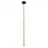 Pendul LED tubular design modern minimalist SICILIA negru/auriu