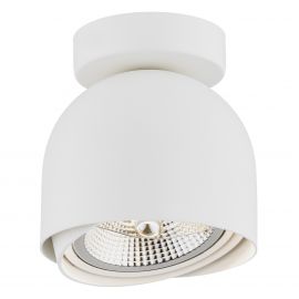 Plafoniere cu spoturi, Spoturi aplicate - Plafoniera moderna tip Spot aplicat directionabil GARLAND alba