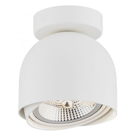 Plafoniere cu spoturi, Spoturi aplicate - Plafoniera moderna tip Spot aplicat directionabil GARLAND alba