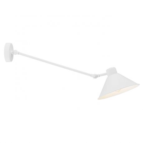 Aplice, corpuri de iluminat pentru pereti - Aplica de perete reglabila design retro ALTEA alba