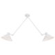 Lustre aplicate - Lustra de tavan reglabila design retro ALTEA 2 alba