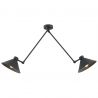 Lustra de tavan reglabila design retro ALTEA 2 negru