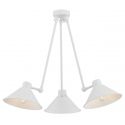 Lustra de tavan reglabila design retro ALTEA 3 alba