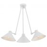 Lustra de tavan reglabila design retro ALTEA 3 alba