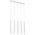 Lustra cu Pendule LED tubulare stil minimalist ETNA 5 alba