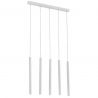 Lustra cu Pendule LED tubulare stil minimalist ETNA 5 alba