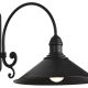 Aplice, corpuri de iluminat pentru pereti - Aplica de perete metalica stil industial ERBA neagra