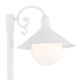 Stalpi - Stalp de iluminat exterior stil clasic ERBA BIS alb H-120cm