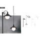 Pendule - Pendul exterior stil clasic ERBA BIS negru