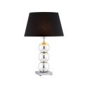 Veioza de masa moderna design elegant FUDZI crom/negru