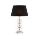 Veioza de masa moderna design elegant FUDZI crom/negru