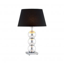 Veioze - Veioza de masa moderna design elegant FUDZI crom/negru