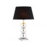 Veioza de masa moderna design elegant FUDZI crom/negru