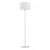 Lampadar/Lampa de podea pentru camera copii MAGIC alb cu stele gri