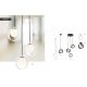 Pendule, Lustre suspendate - Lustra cu 3 Pendule stil minimalist AMADORA negru