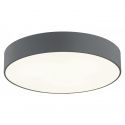 Plafoniera XL moderna design circular DARLING 60cm gri