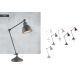 Veioze - Veioza / Lampa reglabila stil industial EUFRAT neagra
