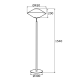 Lampadare - Lampadar, lampa de podea in stil american eclectic TROY