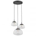 Lustra cu 3 pendule design modern TRINI transparent