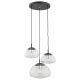 Pendule, Lustre suspendate - Lustra cu 3 pendule design modern TRINI transparent