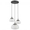 Lustra cu 3 pendule design modern TRINI transparent