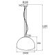 Pendule, Lustre suspendate - Lustra, Pendul design modern TRINI L transparent