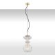 Pendule, Lustre suspendate - Lustra eleganta cu abajur frumos din sticla BILBAO