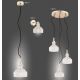 Pendule, Lustre suspendate - Lustra cu 3 pendule frumoase din sticla CRUZ