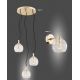 Pendule, Lustre suspendate - Lustra cu 3 pendule frumoase din sticla OVIEDO